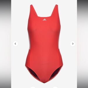 NWT Adidas Women's 3 Stripe‎ Mid Swimsuit One Piece Swim Size 2 Sz XS Small